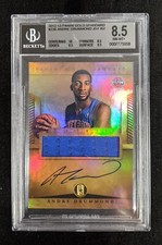 2012-13 Panini Gold Standard Andre Drummond #226 Rookie Auto RC BGS 8.5 NM-MT+