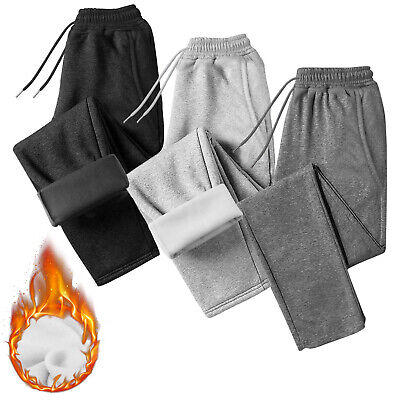 Men Sport Sweatpants Pocket Fleece Active Cas...