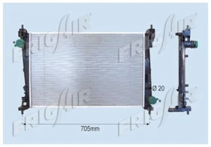 Enfriador de motor Mito-Bravoii-G.punto-Doblo' Ii-Deltaii- 01043129 = 55700617 - Imagen 1 de 1