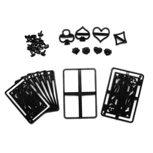 28pcs Porker Theme Silhouettes Fondant Decorating Sugarcraft Cutter Mould Mold - Picture 1 of 3