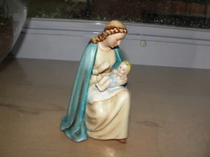 1950's Hummel Goebel Madonna Mary & Baby Jesus Nativity TMK2 Full Bee - Picture 1 of 12