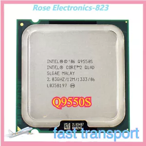 Intel Core 2 Quad Q8200S Q8400S Q9400S Q9505S Q9550S LGA775 CPU Processor - Picture 1 of 11