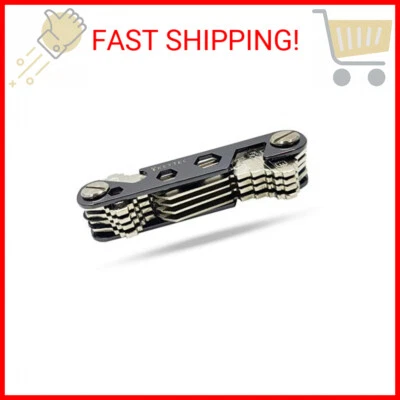 Organizador de llaves compacto de KEYTEC (12-16 llaves) - Porta llaves premium con incorporado  Foto 1 de 2