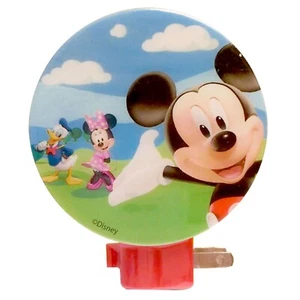 DISNEY MICKEY MOUSE Kids Boys Girls Wall NIGHT LIGHT Lamp Minnie Donald Duck - Picture 1 of 4