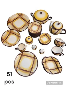 Vernon Kilns Vintage Mid Century China 51 Piece Set - Picture 1 of 24