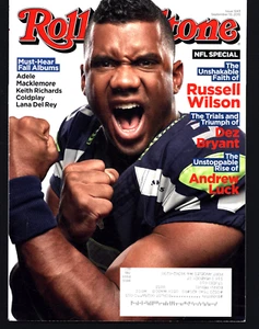 ROLLING STONE RUSSELL WILSON DEZ BRYANT ANDREW LUCK NFL SPECIAL 2015 SEPT. 10 - Picture 1 of 1