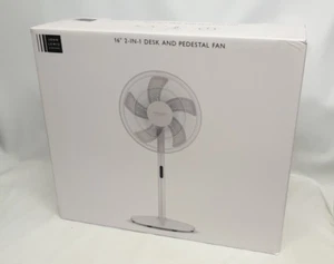 16” Pedestal & Desk Fan John Lewis Brand New With Remote - Picture 1 of 7