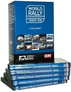 WRC 1985-1989 FIA WORLD RALLY CHAMPIONSHIP 1980s 80's - x5 NEW DVD BoxSet  
