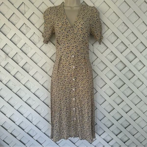Vestido Faithfull The Brand Farah Midi Floral Cottage Core Talla 2 - Imagen 1 de 12