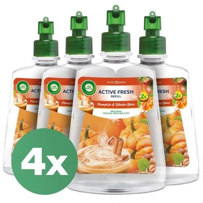 Air Wick Active Fresh Spicy Pumpkin Magic Nachfüllpackung 4x228 - Bild 1 von 2