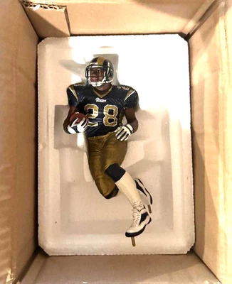 Estatuilla LE Marshall Faulk Danbury All Star como nueva rara St. Louis Rams nueva en caja Foto 1 de 2