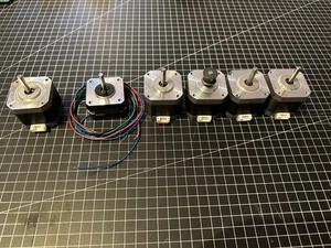 3D -Drucker -Steppermotor Schritt motor Sammelsurium 6 Stk. - Afbeelding 1 van 3