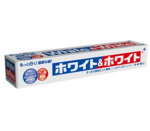 Pasta de dientes blanca y blanca león fresca como nueva 150 g de Japón - Imagen 1 de 3