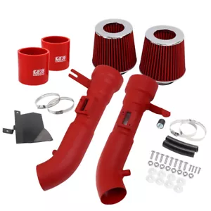 Cold Air Intake Heat Shield Filter Silicone Hose Fits For Nissan 2009-2019 370Z - Picture 1 of 12