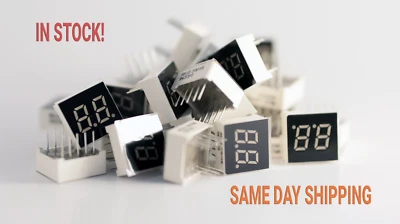 Kit de inicio de pantalla de siete segmentos | Juego de 12 piezas | ¡2 codificadores binarios incluidos! Foto 1 de 4