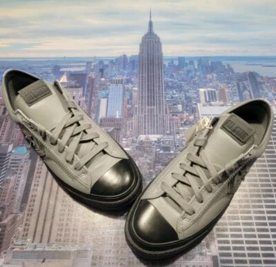 Converse Star Player 76 Luxe Ox Low Top Leather Grey Mens Size 12 A12406c New - image 1 of 4
