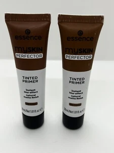 2 Tubes Essence MySkin Perfector Tinted Primer Matte Makeup Cream 50 Deep Italy - Picture 1 of 5