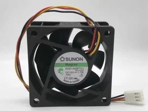 NEW SUNON 6025 KDE1206PTV1 DC12V 1.7W 2/3 line silent fan - Picture 1 of 3