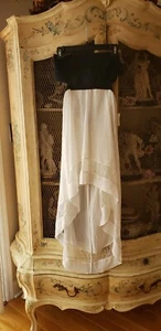 Do & be skirt Dress NWT white black small - Picture 1 of 8