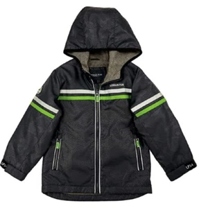 London Fog Boys' Fleece-Lined Hooded Jacket Navy - Picture 1 of 2
