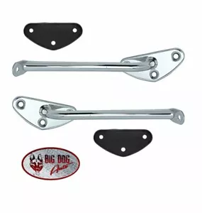 67-72 Chevy C/K Truck Driver & Passenger Door Mirror Stainless Arms & Gaskets - Picture 1 of 24