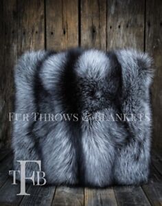 Set Of 2 full skin REAL FOX FUR Or Finn racoon Pillowcases ,fur Pillows,cushions