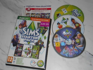 The Sims 3 : Starter Pack (PC / Mac DVD-ROM Game) The sims 3 base 3 Disc Set (L) - Picture 1 of 1