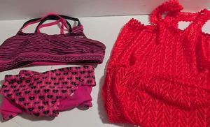 Gap Kids Girls 3 Piece Swimsuit Size L (7-8) New - Picture 1 of 3