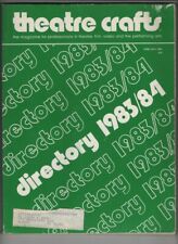 Theatre Crafts Mag 1983/84 Directory June/July 1983 093020nonr