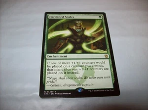 Hardened Scales - Magic: the Gathering Khans of Tarkir Rare Enchantment - Picture 1 of 2