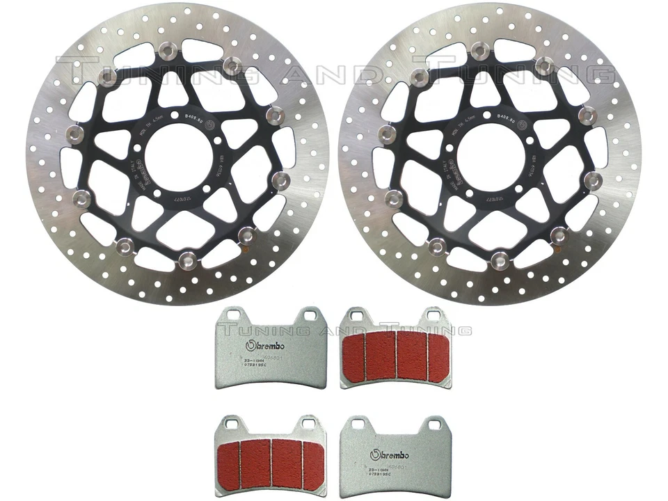 Disques frein avant BREMBO+Plaquettes SC POUR DUCATI 848 2008 2009 2010 10 - Photo 1/1