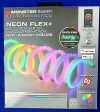 Monster Smart Illuminessence Neon Flex+ 6.5 Ft Sound Reactive Multicolor Wire