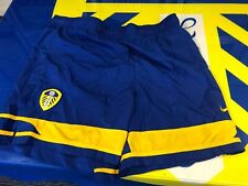 Blue & Yellow Leeds United Football Club Shorts Nike Size M Drawstring LUFC