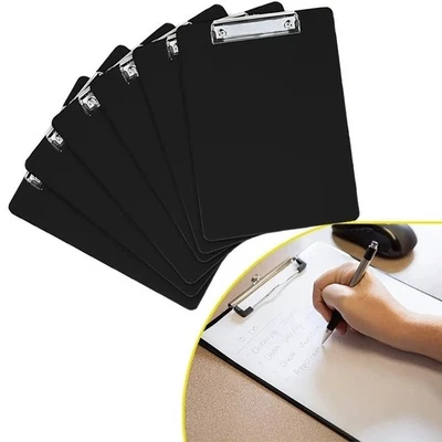 Almohadilla de clip 6 piezas, carpeta A4 con tablero de escritura de hojas sueltas carpeta de metal adecuada Foto 1 de 4