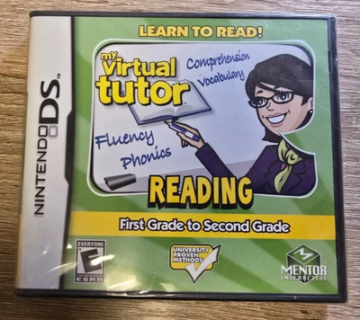 My Virtual Tutor: Reading First to Second Grade (Nintendo DS, 2009) - NEW/SEALED - Image 1 of 2