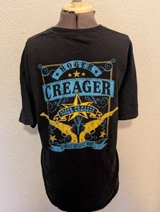 Men's Roger Creager Concert Short Sleeve Tee Shirt Size XL - Picture 1 of 14