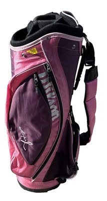 Wilson Hope Bolsa de Golfe Feminina Conscientização do Câncer de Mama Carrinho de Transporte Roxo Rosa - Imagem 1 de 4