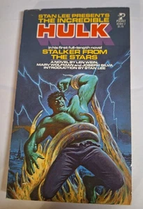 Incredible Hulk: Stalker From the Stars - 1978 Pocket Books 1st Ed. PB Marvel - Picture 1 of 2