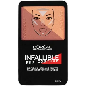 L'Oreal Paris Infallible Pro Contour/Highlight Palette, 0.24 oz. (Deep/Profond) - Picture 1 of 4