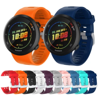 Per Garmin Forerunner 45/45S Cinturino Orologio Silicone Morbido Cinturino di Ricambio +Strumenti