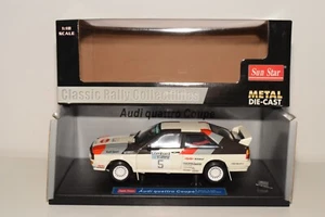 A66 1:18 SUNSTAR SUN STAR 4181 AUDI QUATTRO COUPE LOMBARD RAC RALLY 1981 MIB - Picture 1 of 23