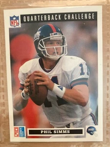 1991 Upper Deck Domino's Pizza Quarterback Challenge Phil Simms #17 NY Giants MT - Bild 1 von 2