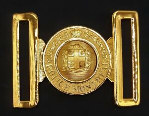 Montreal, Quebec, Canada. Ceremonial dress buckle. King's Crown- pre-1953 issue