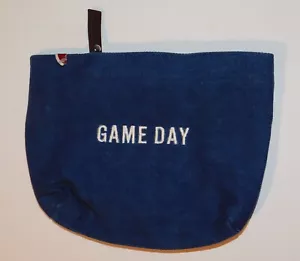 Borsa per trucco in tessuto Game Day, 9" x 7", cerniera, tela - Foto 1 di 2