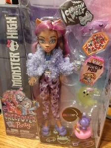 MONSTER HIGH CREEPOVER PARTY CLAWDEEN 2022 MATTEL G3 REBOOT SLEEPOVER CREEPER - Picture 1 of 4