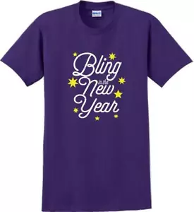 Camiseta Bling en Año Nuevo con Estrellas - Camisa Año Nuevo - 12 opciones de color - Imagen 1 de 15