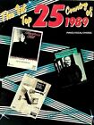 The 1St Top 25 Country Of 1989 Music Book Piano/Vocal/Chords Brand New On Sale