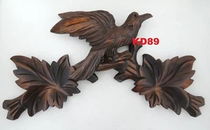 Frente De Pájaro Para Reloj De Cuco Bosque Negro A 305mm / B 110mm Marrón Oscuro - Bild 1 von 3