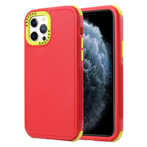 Hybrid Shockproof Rugged Defender Case For iPhone 14 Pro Max 13 12 11 XR XS 8 7