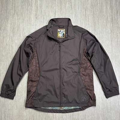 Chaqueta de golf Forrester's para mujer L marrón cremallera completa forrada Stormtex diseño oriental Foto 1 de 4